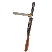 Armes Neutralisées  PM  Pistolet Mitrailleur  LANCHESTER MKI    NEUTRA DECO UE 2024   CULASSE MOBILE  -  GB WW2 {PRODUCT_REFEREN