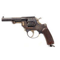 Armes de Poing REVOLVER REGLEMENTAIRE OFFICIER CHAMELOT DELVIGNE MODELE MAS 1874 ST ETIENNE 1875 CALIBRE 11MM 73 - FRANCE IIIè R