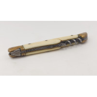 Coutellerie ANCIEN COUTEAU PLIANT LAGUIOLE EXTRA G. DAVID FRANCE 3 PIÈCES MOUCHE FORGÉE ET GUILLOCHÉE {PRODUCT_REFERENCE} - 2