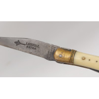 Coutellerie ANCIEN COUTEAU PLIANT LAGUIOLE EXTRA G. DAVID FRANCE 3 PIÈCES MOUCHE FORGÉE ET GUILLOCHÉE {PRODUCT_REFERENCE} - 5
