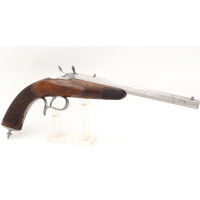 Armes de Poing RARE PISTOLET 9MM FLOBERT A CANON RAYÉ PERCUSSION ANNULAIRE - Belgique XIXè {PRODUCT_REFERENCE} - 1