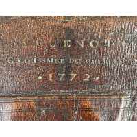 Militaria PORTEFEUILLE ÉCRITOIRE  COMMISSAIRE DES GUERRES  SEGUENOT  1772 - FRANCE ANCIENNE MONARCHIE {PRODUCT_REFERENCE} - 2