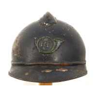 Militaria WW1 CASQUE ADRIAN MODELE 1915  CHASSEUR  - FRANCE PREMIERE GUERRE MONDIALE {PRODUCT_REFERENCE} - 7