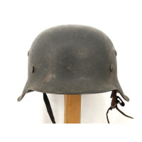 Militaria CASQUE  M42  HEER  HPK64  4901 FRONTIERE VOSGES / MEURTHE ET MOSELLE - ALLEMAGNE WW2 {PRODUCT_REFERENCE} - 1