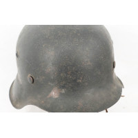 Militaria CASQUE  M42  HEER  HPK64  4901 FRONTIERE VOSGES / MEURTHE ET MOSELLE - ALLEMAGNE WW2 {PRODUCT_REFERENCE} - 2