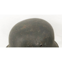 Militaria CASQUE  M42  HEER  HPK64  4901 FRONTIERE VOSGES / MEURTHE ET MOSELLE - ALLEMAGNE WW2 {PRODUCT_REFERENCE} - 3