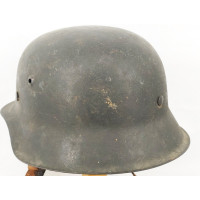 Militaria CASQUE  M42  HEER  HPK64  4901 FRONTIERE VOSGES / MEURTHE ET MOSELLE - ALLEMAGNE WW2 {PRODUCT_REFERENCE} - 4