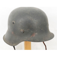 Militaria CASQUE  M42  HEER  HPK64  4901 FRONTIERE VOSGES / MEURTHE ET MOSELLE - ALLEMAGNE WW2 {PRODUCT_REFERENCE} - 6