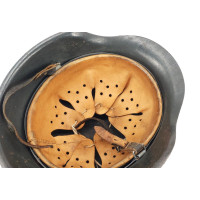 Militaria CASQUE  M42  HEER  HPK64  4901 FRONTIERE VOSGES / MEURTHE ET MOSELLE - ALLEMAGNE WW2 {PRODUCT_REFERENCE} - 9