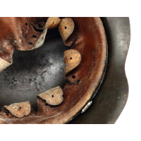Militaria CASQUE  M42  HEER  0896 FRONTIERE VOSGES / MEURTHE ET MOSELLE - ALLEMAGNE WW2 {PRODUCT_REFERENCE} - 10