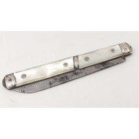 Coutellerie COUTEAU PLIANT 18è ARGENT ET NACRE - FRANCE FIN DU XVIIIè {PRODUCT_REFERENCE} - 3