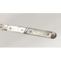 Coutellerie COUTEAU PLIANT 18è ARGENT ET NACRE - FRANCE FIN DU XVIIIè {PRODUCT_REFERENCE} - 6
