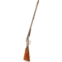 Armes Longues FUSIL CHASSE 19è PLATINES A CHIENS EXTERIEURS 16/65 73CM DAMAS / MUSCAT A PEZENAS - FRANCE XIXè {PRODUCT_REFERENCE