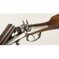 Armes Longues FUSIL CHASSE 19è PLATINES A CHIENS EXTERIEURS 16/65 73CM DAMAS / MUSCAT A PEZENAS - FRANCE XIXè {PRODUCT_REFERENCE