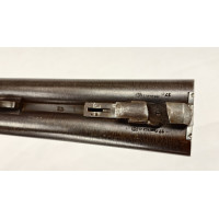 Armes Longues FUSIL CHASSE 19è PLATINES A CHIENS EXTERIEURS 16/65 73CM DAMAS / MUSCAT A PEZENAS - FRANCE XIXè {PRODUCT_REFERENCE