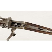 Armes Longues FUSIL CHASSE 19è PLATINES A CHIENS EXTERIEURS 16/65 73CM DAMAS / MUSCAT A PEZENAS - FRANCE XIXè {PRODUCT_REFERENCE