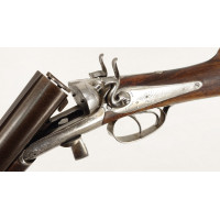 Armes Longues FUSIL CHASSE 19è PLATINES A CHIENS EXTERIEURS 16/65 73CM DAMAS / MUSCAT A PEZENAS - FRANCE XIXè {PRODUCT_REFERENCE
