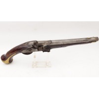 Armes de Poing PISTOLET DE CAVALERIE A SILEX REGLEMENAIRE Modèle 1733 par H. MEUNIER A LIEGE 1770 - France Ancienne Monarchie {P