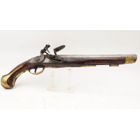 Armes de Poing PISTOLET DE CAVALERIE A SILEX REGLEMENAIRE Modèle 1733 par H. MEUNIER A LIEGE 1770 - France Ancienne Monarchie {P