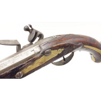 Armes de Poing PISTOLET DE CAVALERIE A SILEX REGLEMENAIRE Modèle 1733 par H. MEUNIER A LIEGE 1770 - France Ancienne Monarchie {P