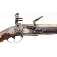 Armes de Poing PISTOLET DE CAVALERIE A SILEX REGLEMENAIRE Modèle 1733 par H. MEUNIER A LIEGE 1770 - France Ancienne Monarchie {P