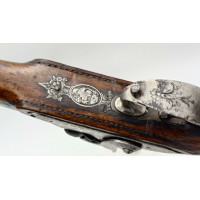 Armes de Poing PISTOLET D'OFFICIER PREMIER EMPIRE TRANSMORMATION A PERCUSSION EPOQUE RESTAURATION - SAINT ETIENNE FRANCE XIXè {P