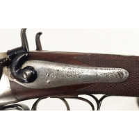 Armes Longues FUSIL CHASSE 19è PLATINES A CHIENS EXTERIEURS 12/70 76CM DAMAS / JEFFERY & SONS PLYMOUTH 1869 - GB XIXè {PRODUCT_R