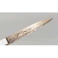 Coutellerie COUTEAU PLIANT DE LUXE  LANGRES XVIIIème   ARGENT ET NACRE  -  J.B BERGER A LANGRES {PRODUCT_REFERENCE} - 6