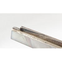 Coutellerie COUTEAU PLIANT DE LUXE  LANGRES XVIIIème   ARGENT ET NACRE  -  J.B BERGER A LANGRES {PRODUCT_REFERENCE} - 21