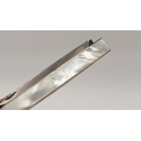 Coutellerie COUTEAU PLIANT DE LUXE  LANGRES XVIIIème   ARGENT ET NACRE  -  J.B BERGER A LANGRES {PRODUCT_REFERENCE} - 13
