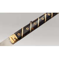 Coutellerie COUTEAU PLIANT DE LUXE  LANGRES XVIIIème   OR ET ECAILLE  -  GUERRE A LANGRES {PRODUCT_REFERENCE} - 6