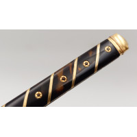 Coutellerie LUXUEUX COUTEAU PLIANT   GUERRE À LANGRES  18ème   OR ET ECAILLE  -  FRANCE XVIIIè {PRODUCT_REFERENCE} - 8