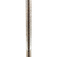 Armes Blanches FINE ET RICHE ÉPÉE À LA MOUQUETAIRE EN FER LAME GRAVÉE DEVISE RECTE FACIENDO NEMINEM TIMEAS  - FRANCE FIN DU XVII