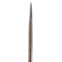 Armes Blanches FINE ET RICHE ÉPÉE À LA MOUQUETAIRE EN FER LAME GRAVÉE DEVISE RECTE FACIENDO NEMINEM TIMEAS  - FRANCE FIN DU XVII