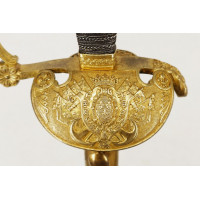 Armes Blanches ÉPÉE D'OFFICIER SUPÉRIEUR DU RÉGIMENT DE CUIRASSIERS D'ANGOULÊME - FRANCE RESTAURATION / LOUIS XVIII {PRODUCT_REF