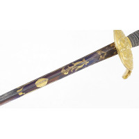 Armes Blanches ÉPÉE D'OFFICIER SUPÉRIEUR DU RÉGIMENT DE CUIRASSIERS D'ANGOULÊME - FRANCE RESTAURATION / LOUIS XVIII {PRODUCT_REF