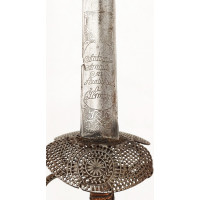 Armes Blanches ÉPÉE DE VILLE OU DE COURS EN FER AJOURÉ À PAS D'ANE ÉPOQUE LOUIS XVI - FRANCE ANCIENNE MONARCHIE {PRODUCT_REFEREN
