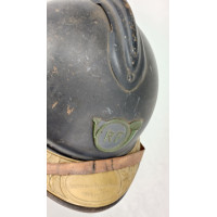 Militaria WW1 CASQUE ADRIAN MODELE 1915  CHASSEUR  - FRANCE PREMIERE GUERRE MONDIALE {PRODUCT_REFERENCE} - 8