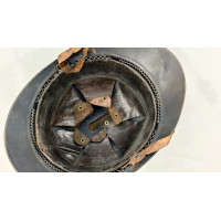 Militaria WW1 CASQUE ADRIAN MODELE 1915  CHASSEUR  - FRANCE PREMIERE GUERRE MONDIALE {PRODUCT_REFERENCE} - 9