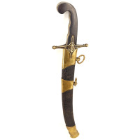 Armes Blanches POIGNARD DAGUE D'OFFICIER DE MARINE MILITAIRE À L'ORIENTAL - FRANCE PREMIER EMPIRE {PRODUCT_REFERENCE} - 16