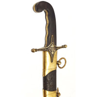 Armes Blanches POIGNARD DAGUE D'OFFICIER DE MARINE MILITAIRE À L'ORIENTAL - FRANCE PREMIER EMPIRE {PRODUCT_REFERENCE} - 2