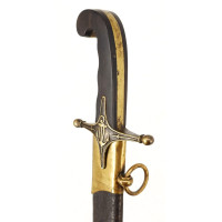 Armes Blanches POIGNARD DAGUE D'OFFICIER DE MARINE MILITAIRE À L'ORIENTAL - FRANCE PREMIER EMPIRE {PRODUCT_REFERENCE} - 14