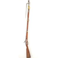 Armes Longues MOUSQUETON SUISSE XIXè 1842 A PERCUSSION CORPS DE CADET AVEC BAIONNETTE A DOUILLE {PRODUCT_REFERENCE} - 1