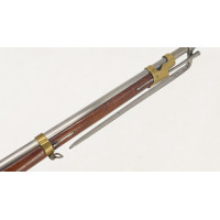 Armes Longues MOUSQUETON SUISSE XIXè 1842 A PERCUSSION CORPS DE CADET AVEC BAIONNETTE A DOUILLE {PRODUCT_REFERENCE} - 9