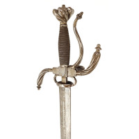 Armes Blanches FORTE ÉPÉE À BRANCHES ET ANNEAUX DE STYLE XVIIè ÉPOQUE VIOLLET LE DUC FRANCE XIXè {PRODUCT_REFERENCE} - 4