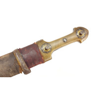 Armes Blanches LONG POIGNARD DAGUE KINDJAL COSAQUE RUSSE / CAUCASE XIXè {PRODUCT_REFERENCE} - 3