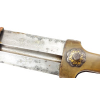 Armes Blanches LONG POIGNARD DAGUE KINDJAL COSAQUE RUSSE / CAUCASE XIXè {PRODUCT_REFERENCE} - 5