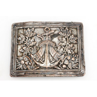 Marine Militaire PLAQUE DE CEINTURON DE COMMISSAIRE DES GUERRES DE LA MARINE MODELE DU 1er VENDEMIAIRE An XII - 1803 - FRANCE PR
