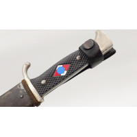 Militaria COUTEAU POIGNARD DE LA JEUNESSE HJ MODELE 1933  HUBERTUS SOLINGEN  DEVISE "BLUT UND CHREL" - ALLEMAGNE  SECONDE GUERRE