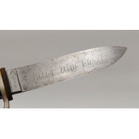 Militaria COUTEAU POIGNARD DE LA JEUNESSE HJ MODELE 1933  HUBERTUS SOLINGEN  DEVISE "BLUT UND CHREL" - ALLEMAGNE  SECONDE GUERRE
